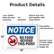 Signmission No Food Beyond This Point, 18 in W x Rectangle, Aluminum OS-2PACK-NS-A-1218-L-14559 - alternate 5